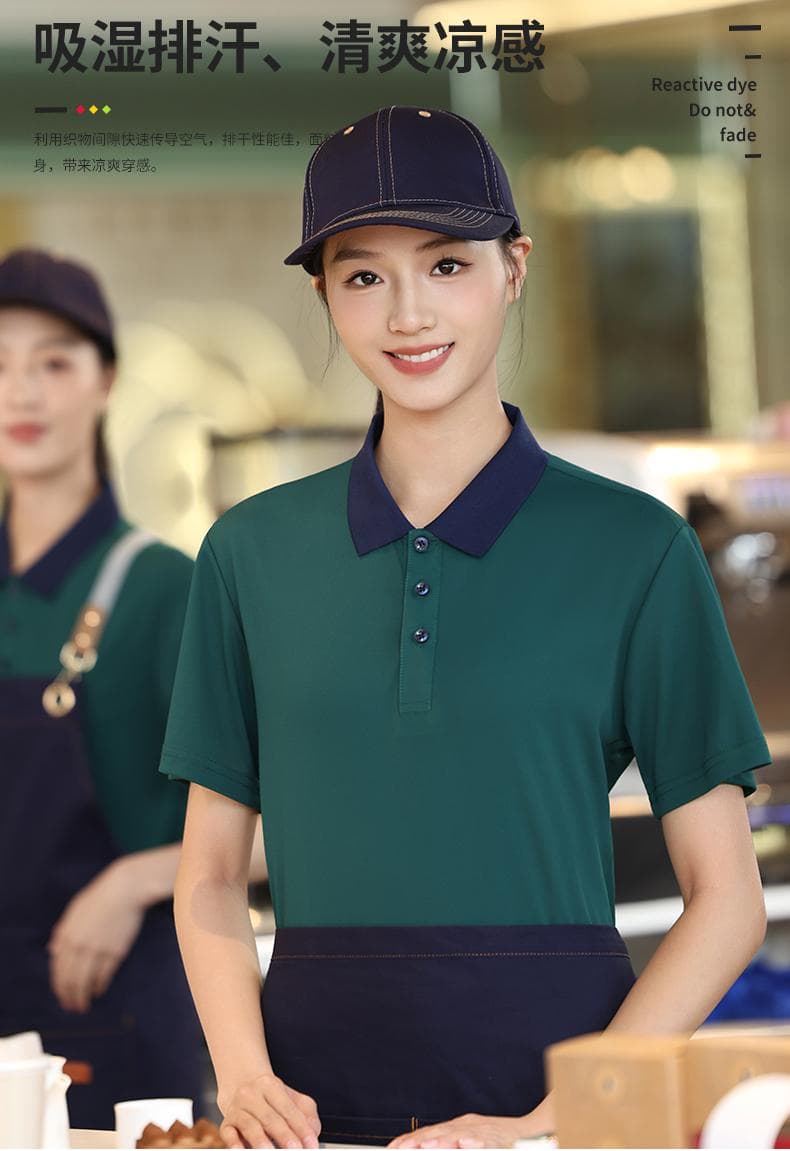 拼色领POLO衫 详情图 2