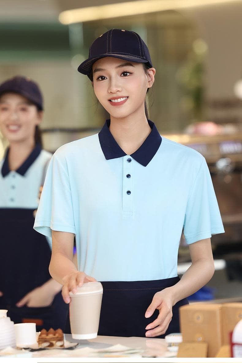 拼色领POLO衫 详情图 14