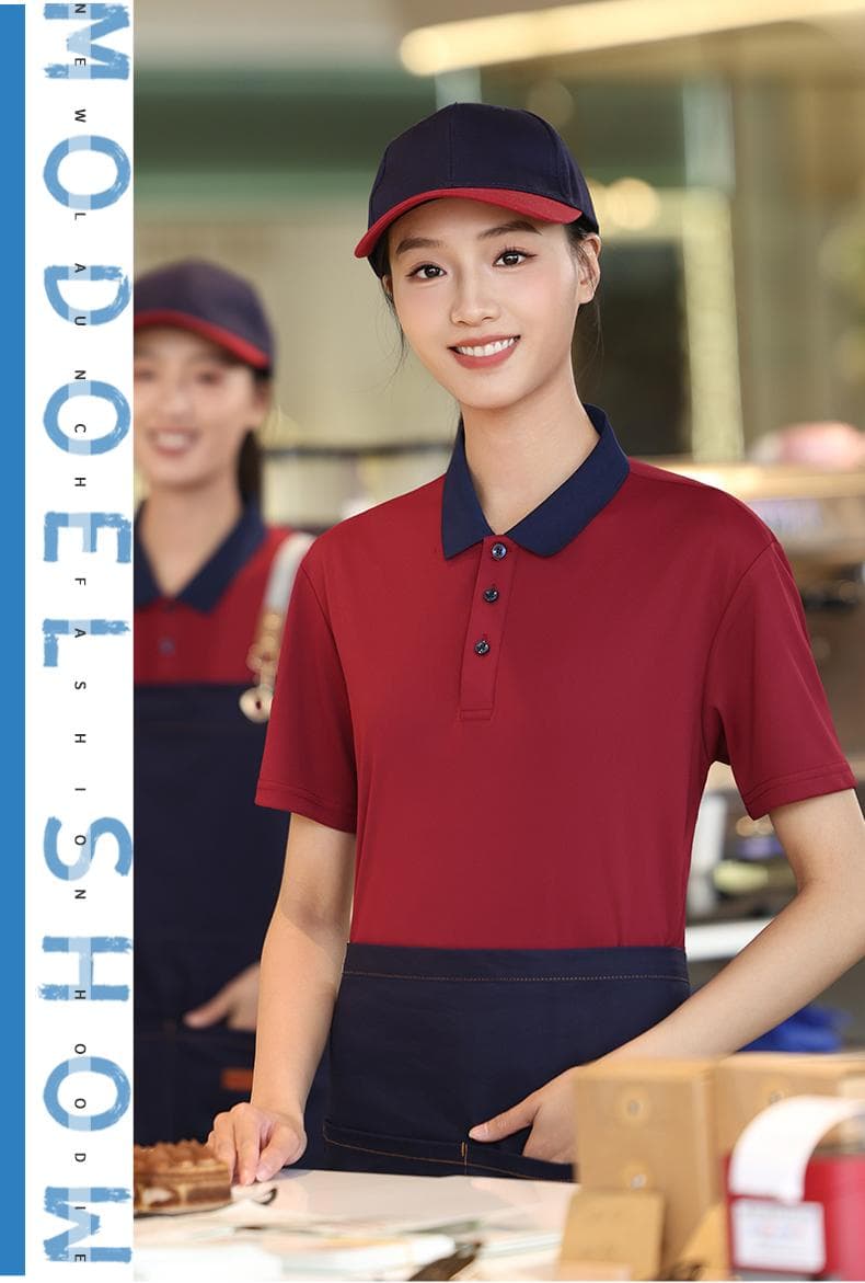 拼色领POLO衫 详情图 15