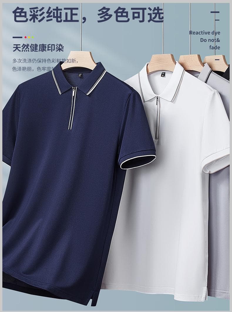 半拉链POLO衫 详情图 2