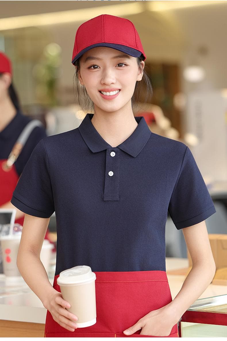 安可拉红翻领POLO衫 详情图 19