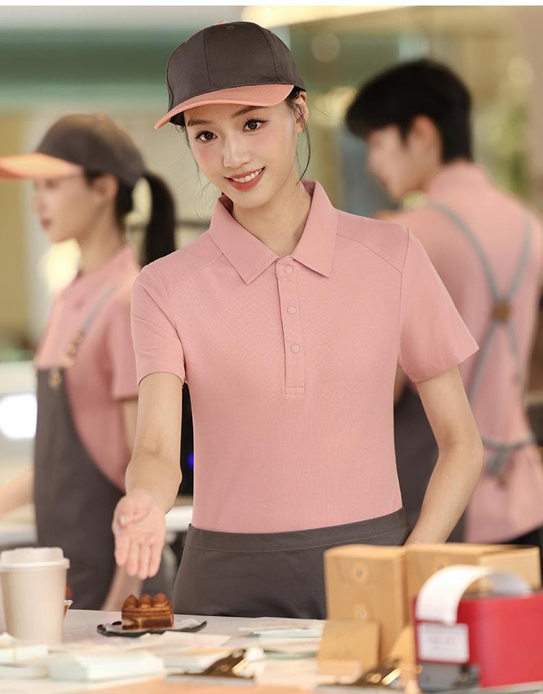 安可拉红翻领POLO衫 详情图 21
