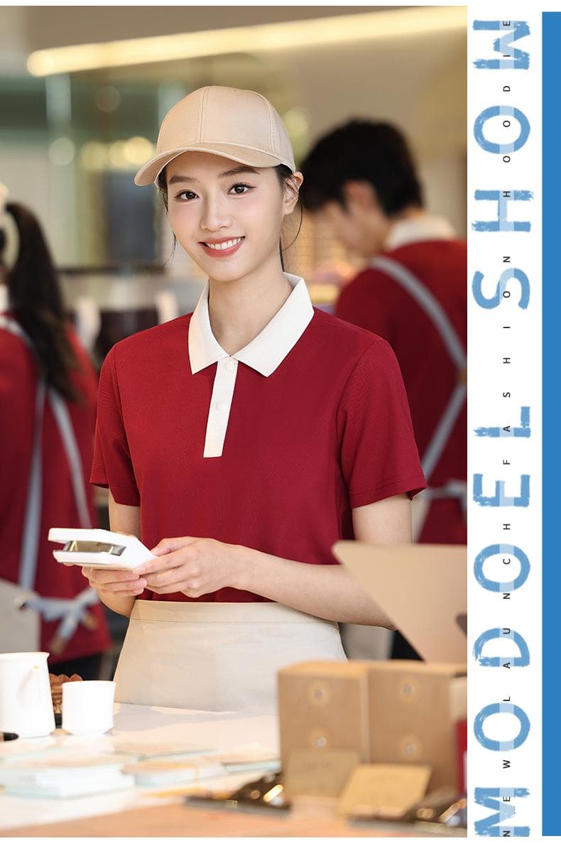拼色领POLO衫 详情图 17