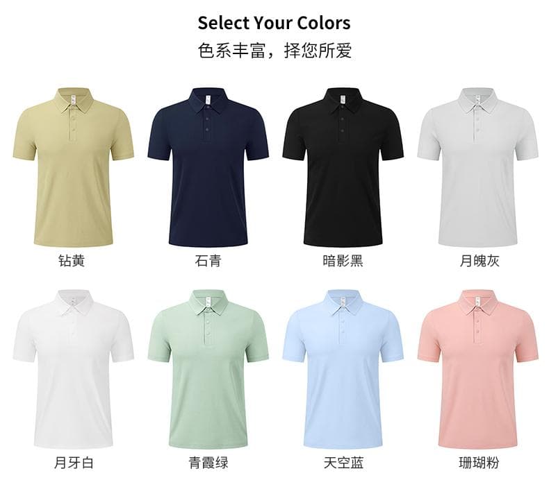 黑色短袖Polo衫 详情图 5