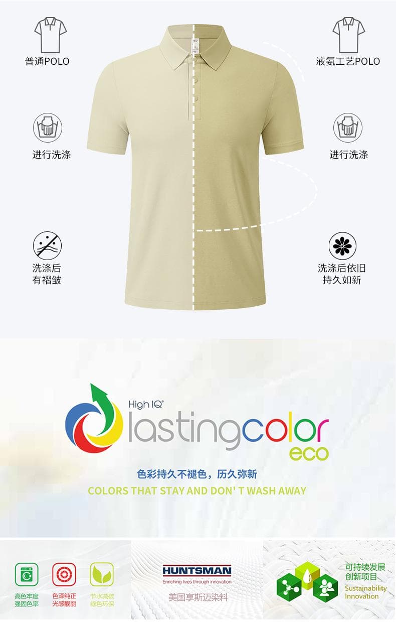 黑色短袖Polo衫 详情图 8