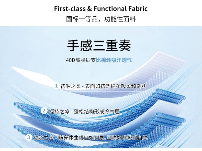 浅青色短袖POLO衫 详情图 8