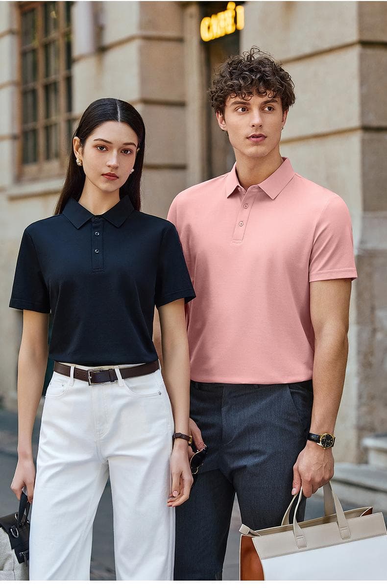 男士女士纯色Polo衫 详情图 25