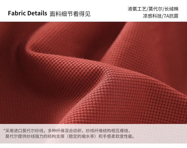 红棕条纹领Polo衫 详情图 7