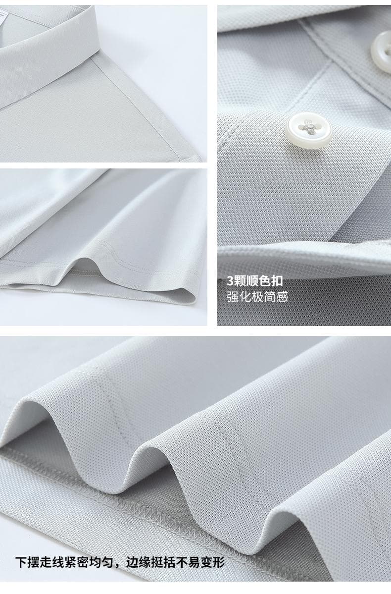 白色短袖POLO衫 详情图 4