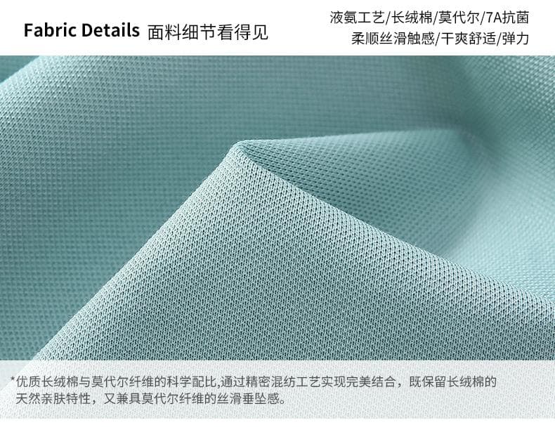 白色短袖POLO衫 详情图 7