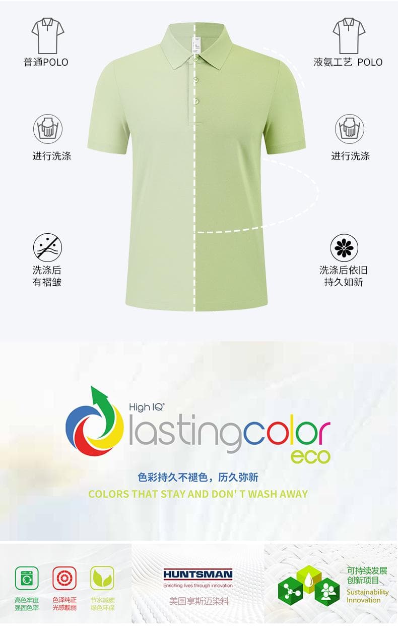 白色短袖POLO衫 详情图 9
