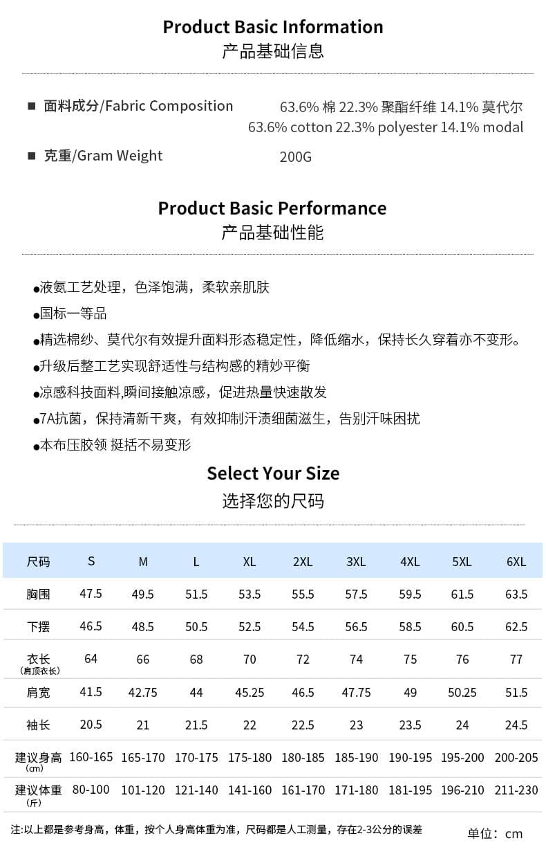 深蓝色纹理短袖Polo衫 详情图 1