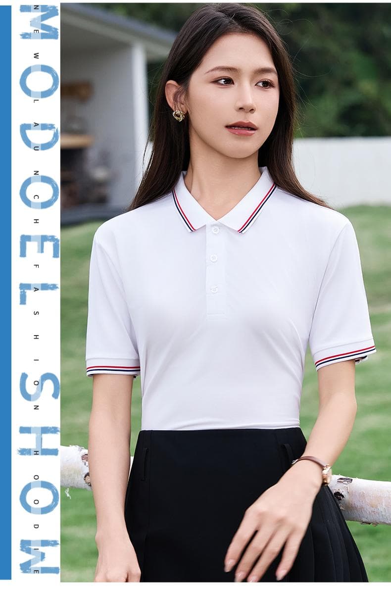 纯色翻领POLO衫 详情图 16