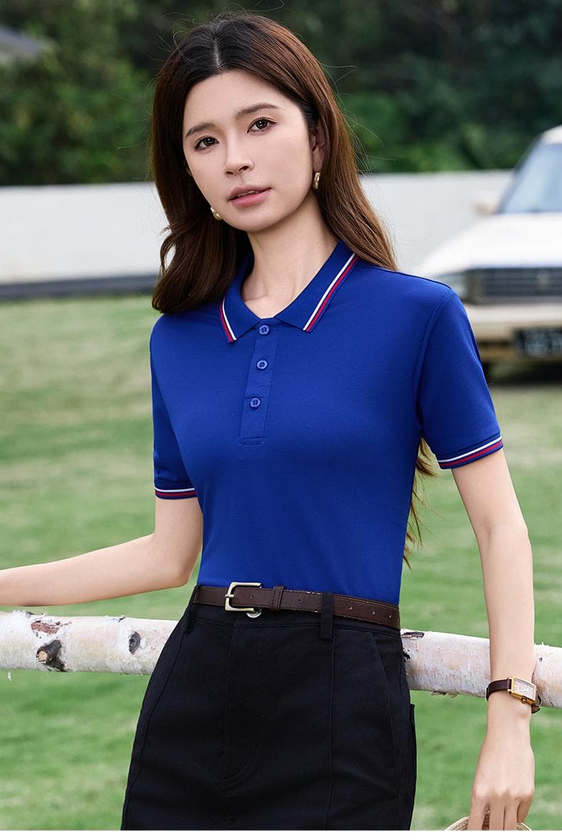 纯色翻领POLO衫 详情图 19