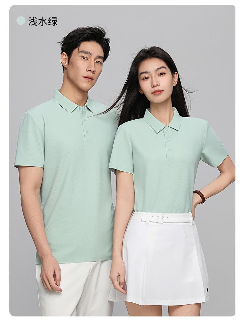白色纹理短袖Polo衫 详情图 19