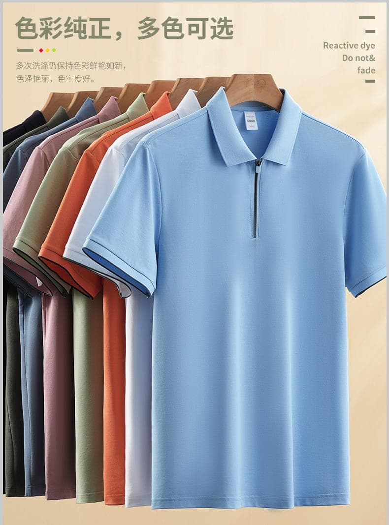 拉链翻领POLO衫 详情图 2