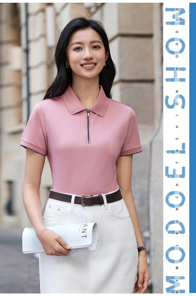 拉链翻领POLO衫 详情图 19