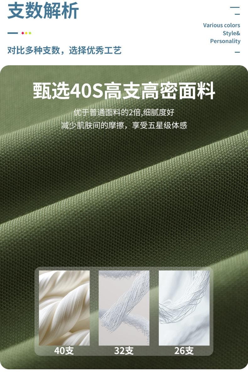 拉链翻领POLO衫 详情图 7