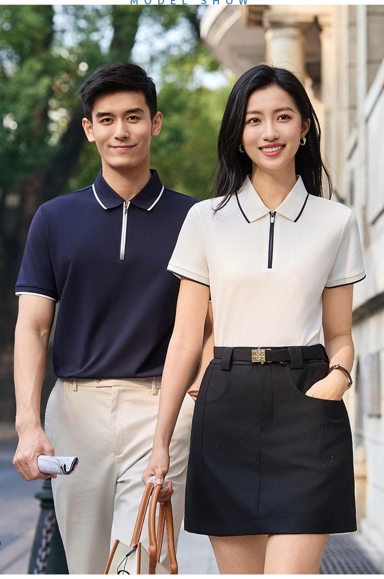 拉链翻领POLO衫 详情图 18
