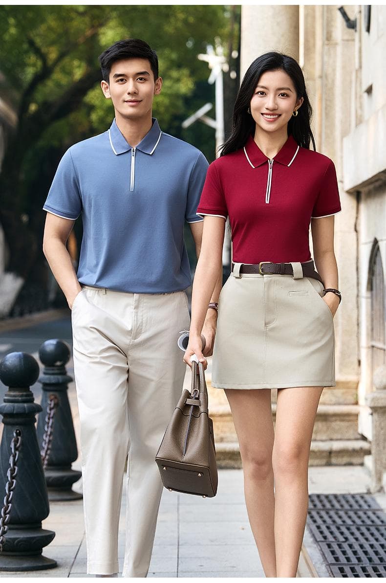 拉链翻领POLO衫 详情图 20