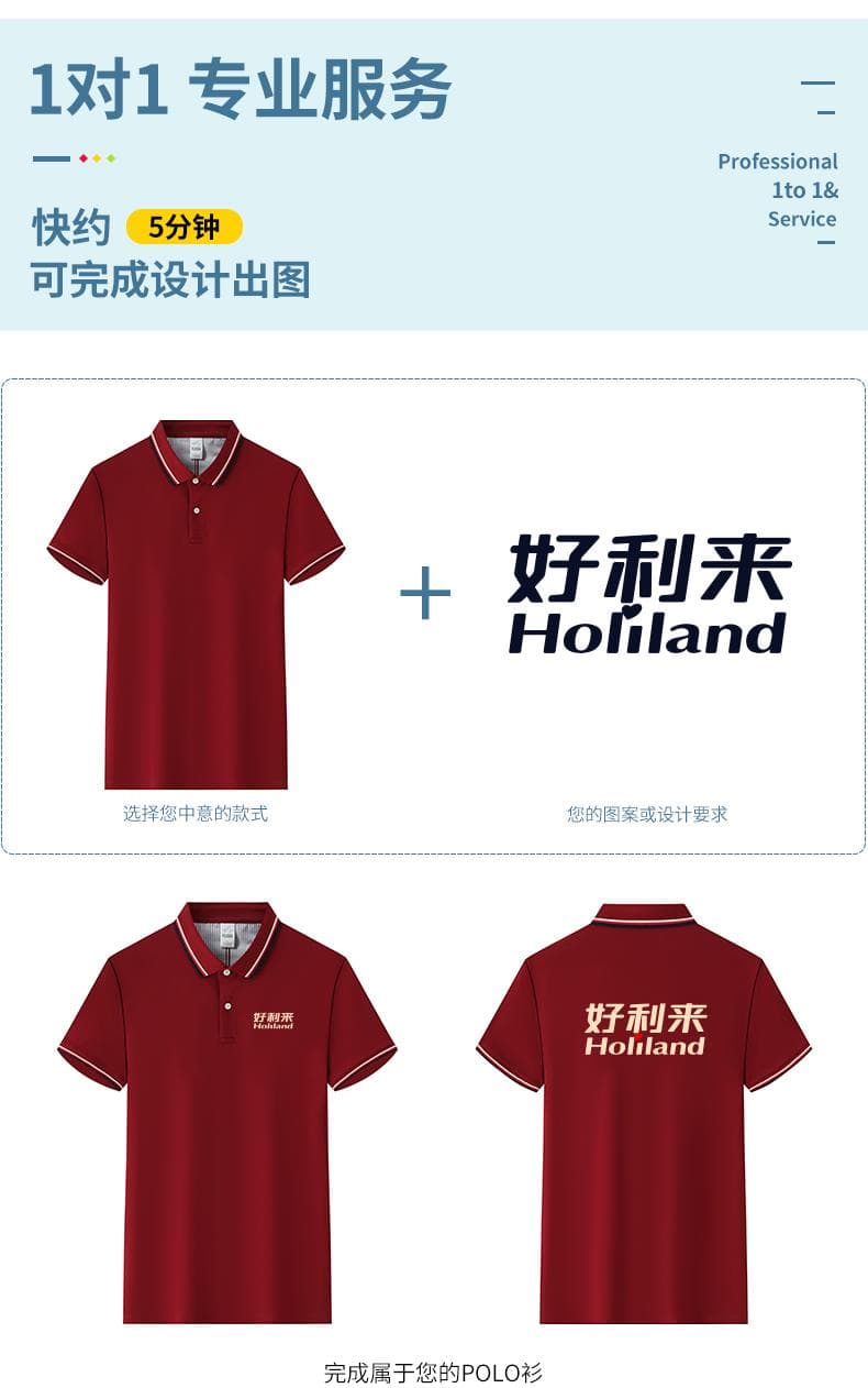 间色条领POLO衫 详情图 4