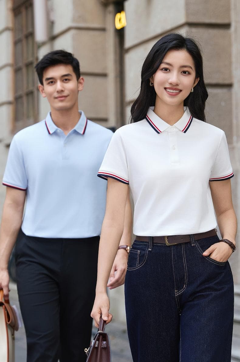 间色条领POLO衫 详情图 20