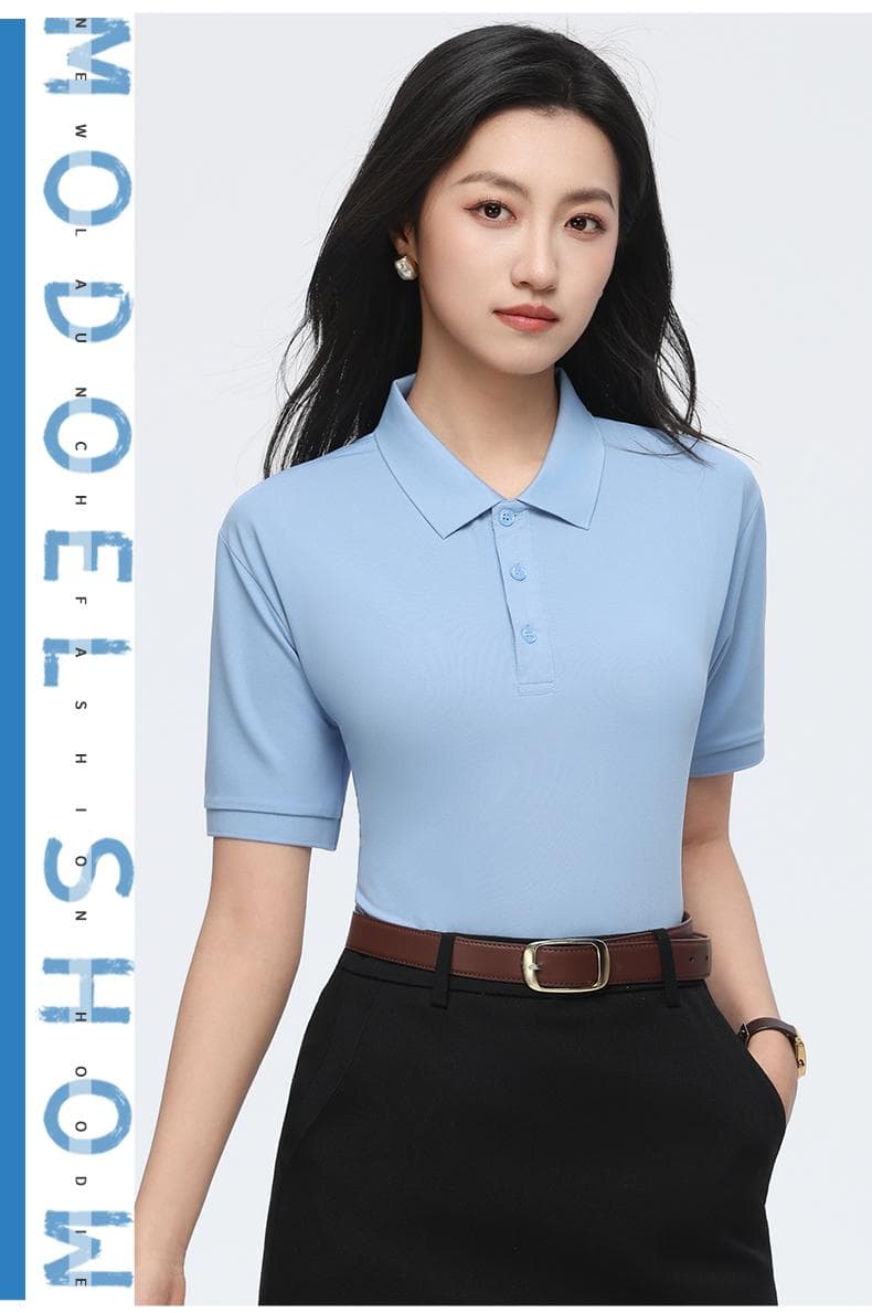 纯色翻领POLO衫 详情图 15