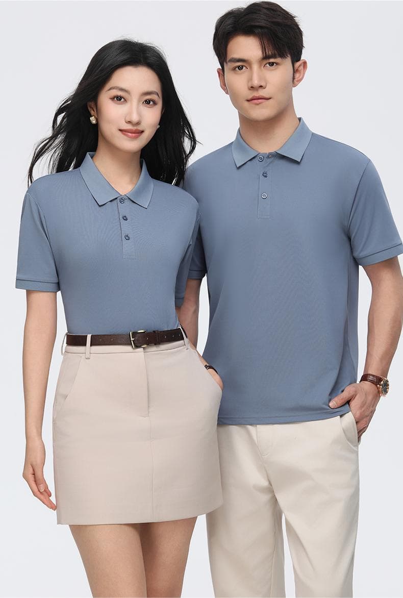 纯色翻领POLO衫 详情图 18