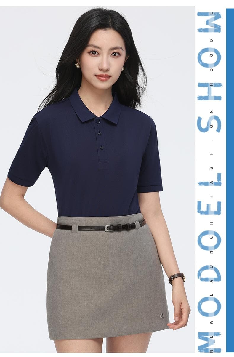 纯色翻领POLO衫 详情图 19