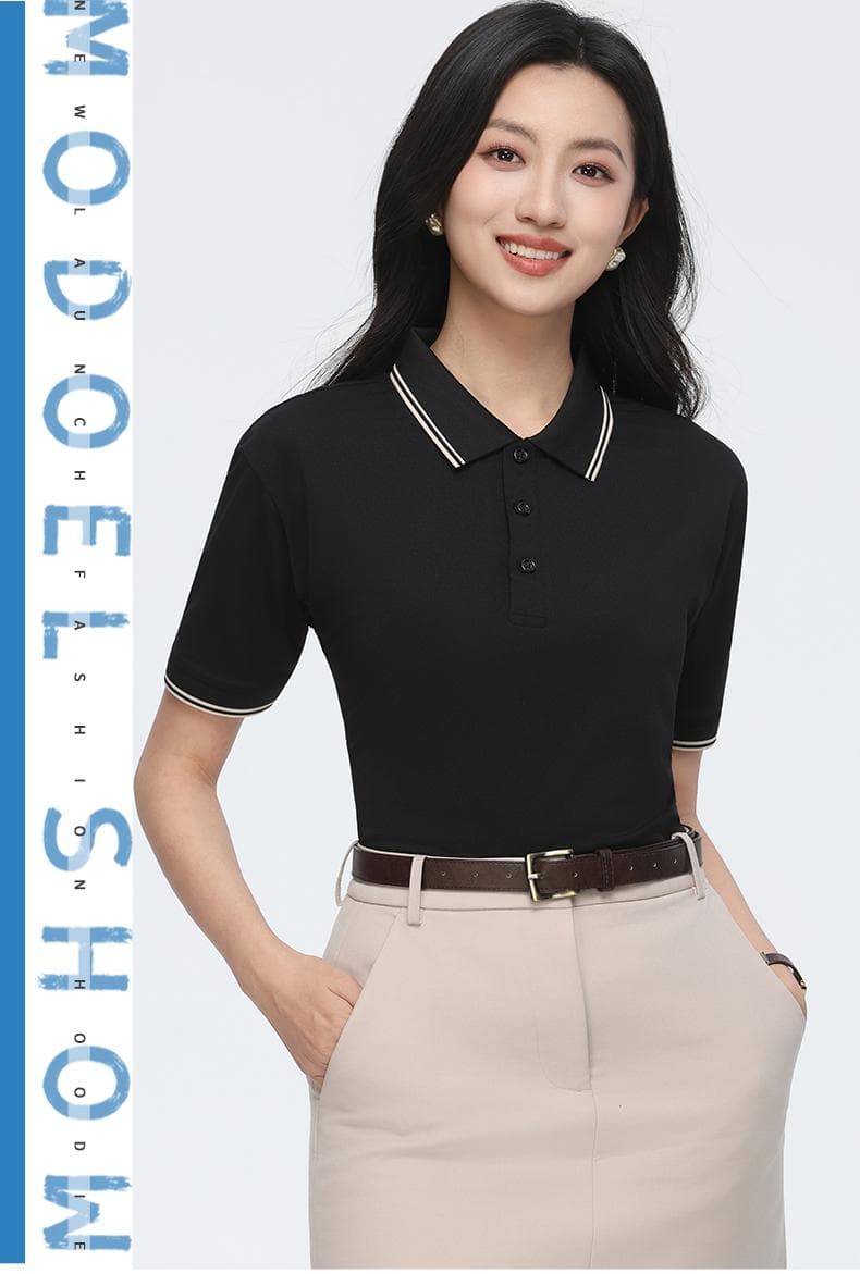 条纹翻领POLO衫 详情图 15