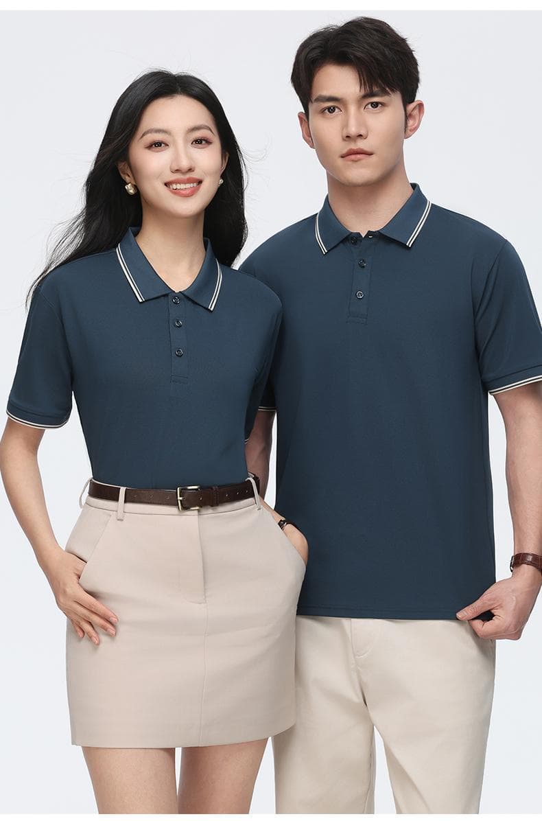 条纹翻领POLO衫 详情图 16