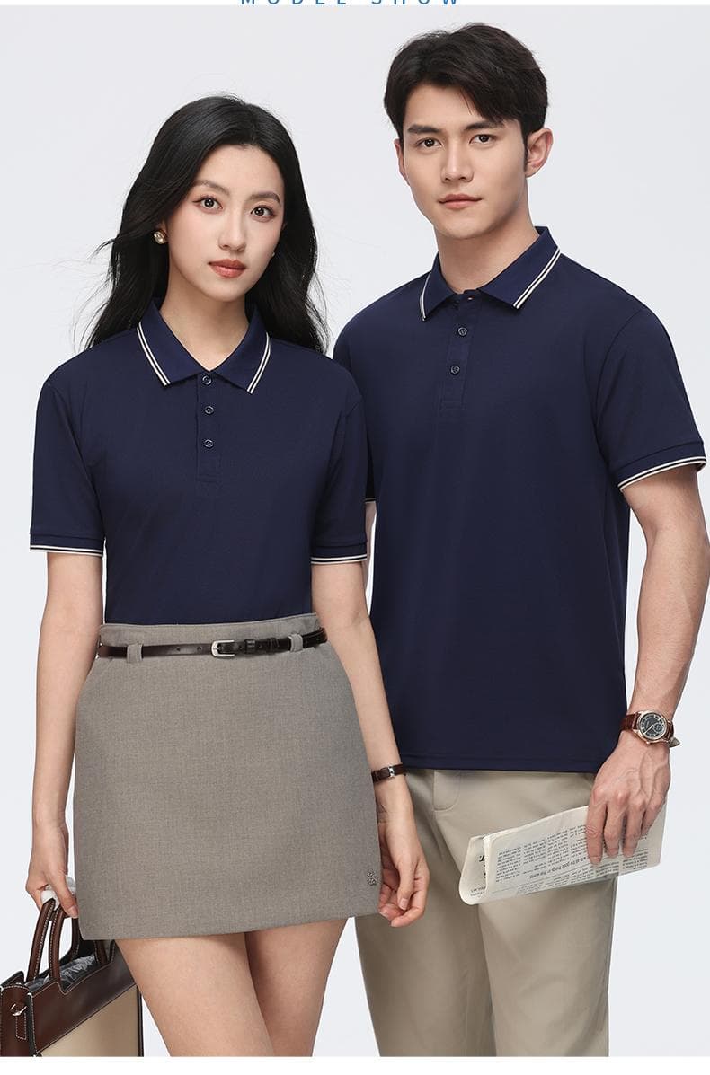 条纹翻领POLO衫 详情图 18