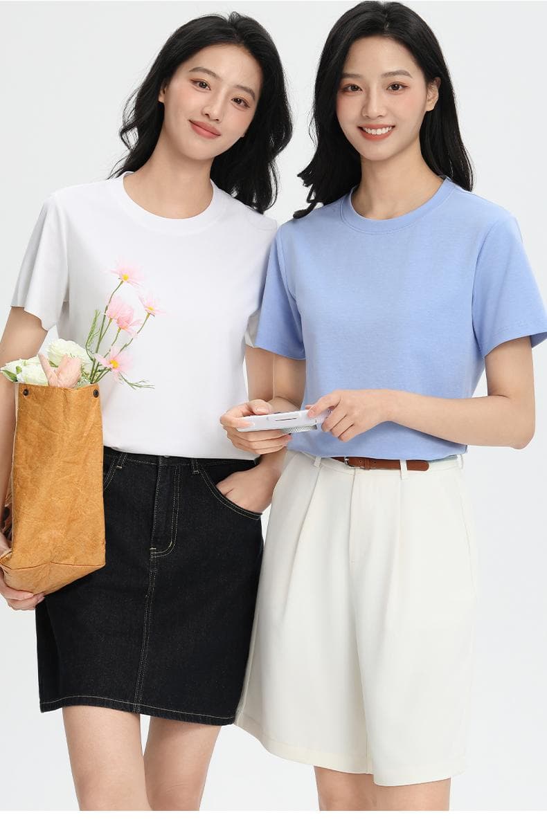 M1066男女通用纯棉短袖T恤 详情图 22