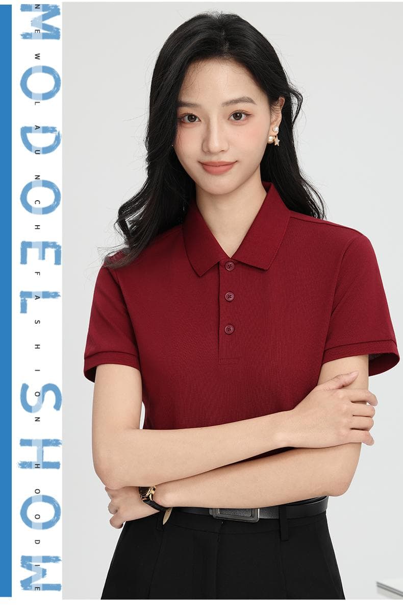 M35# 涤棉珠地花拉架 Polo衫 详情图 20