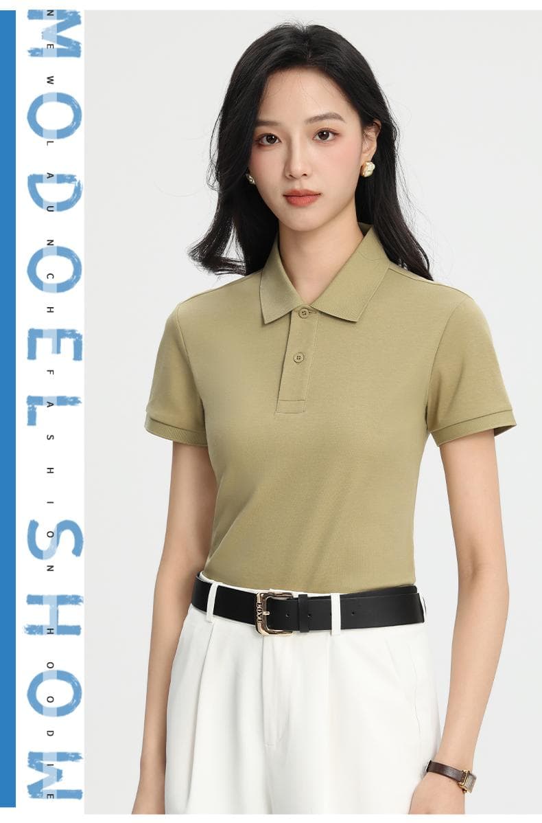 M79# 70支丝光双面短袖POLO衫 详情图 25