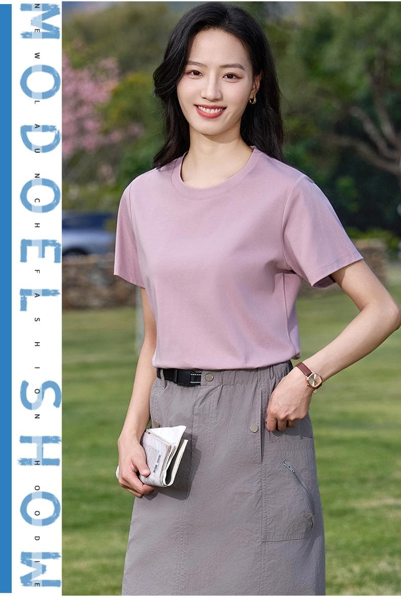 M866# 80支双股短袖T恤 详情图 15