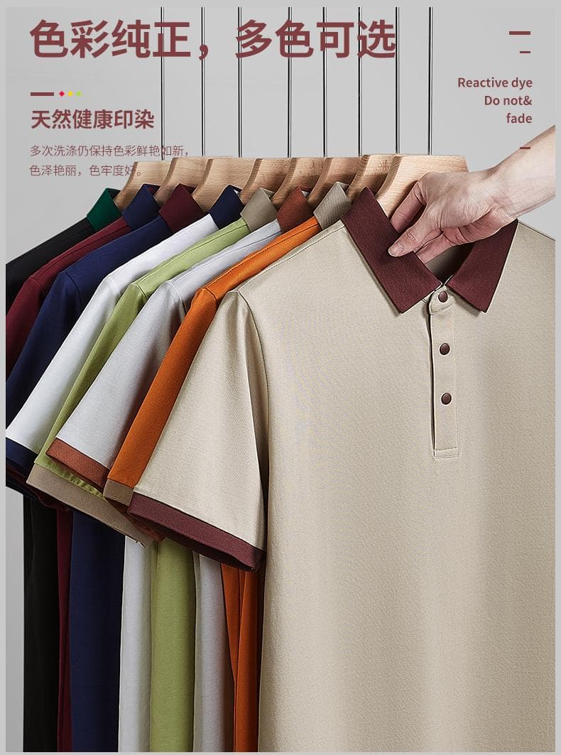 爱马仕橙翻领POLO衫 详情图 2
