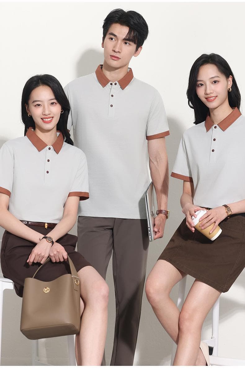 爱马仕橙翻领POLO衫 详情图 16