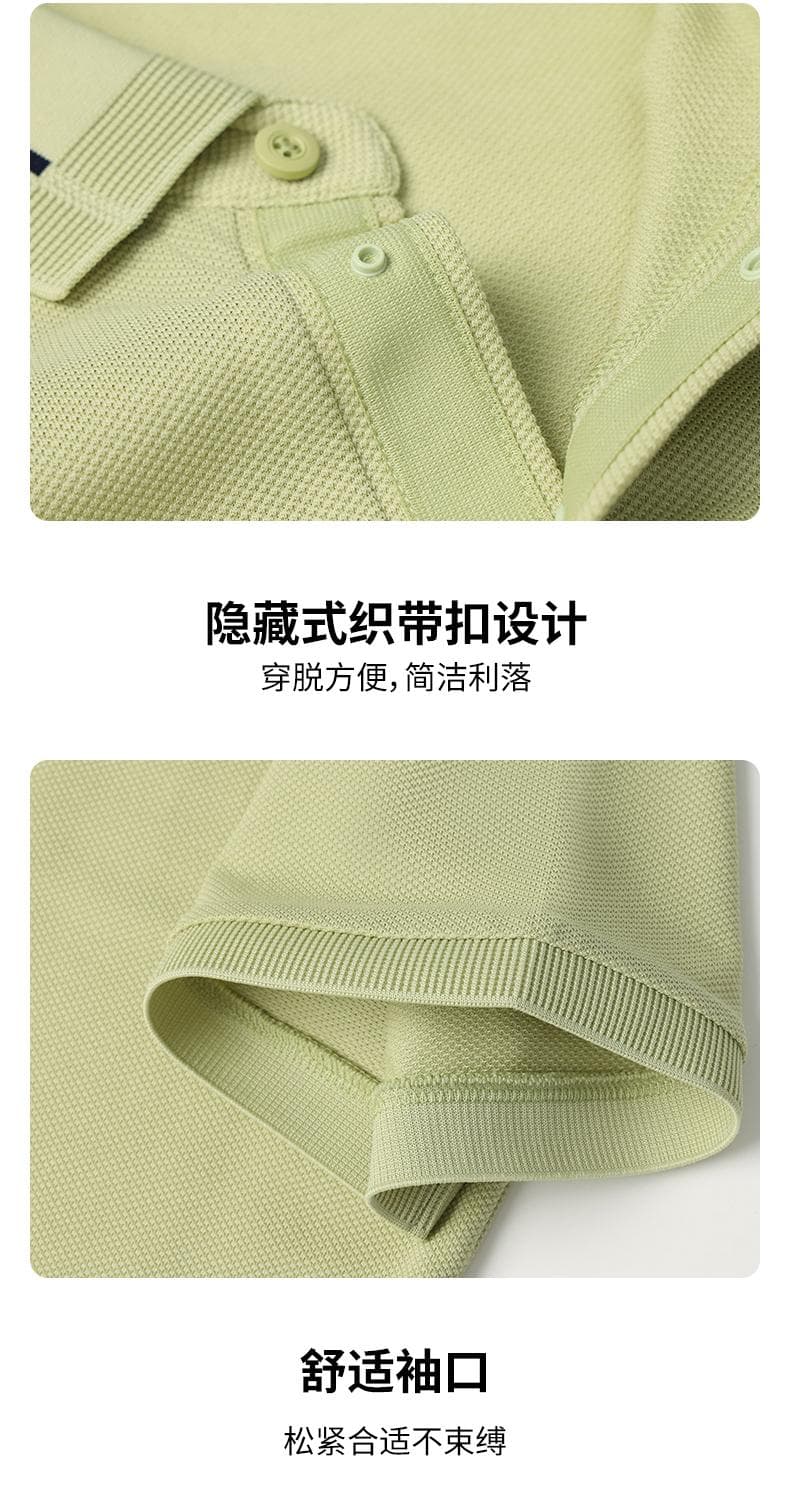 纯色短袖Polo衫 详情图 13