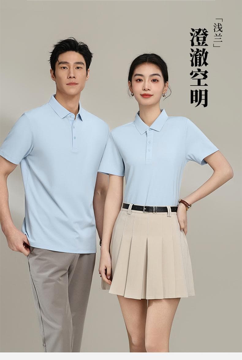 纯色短袖Polo衫 详情图 19