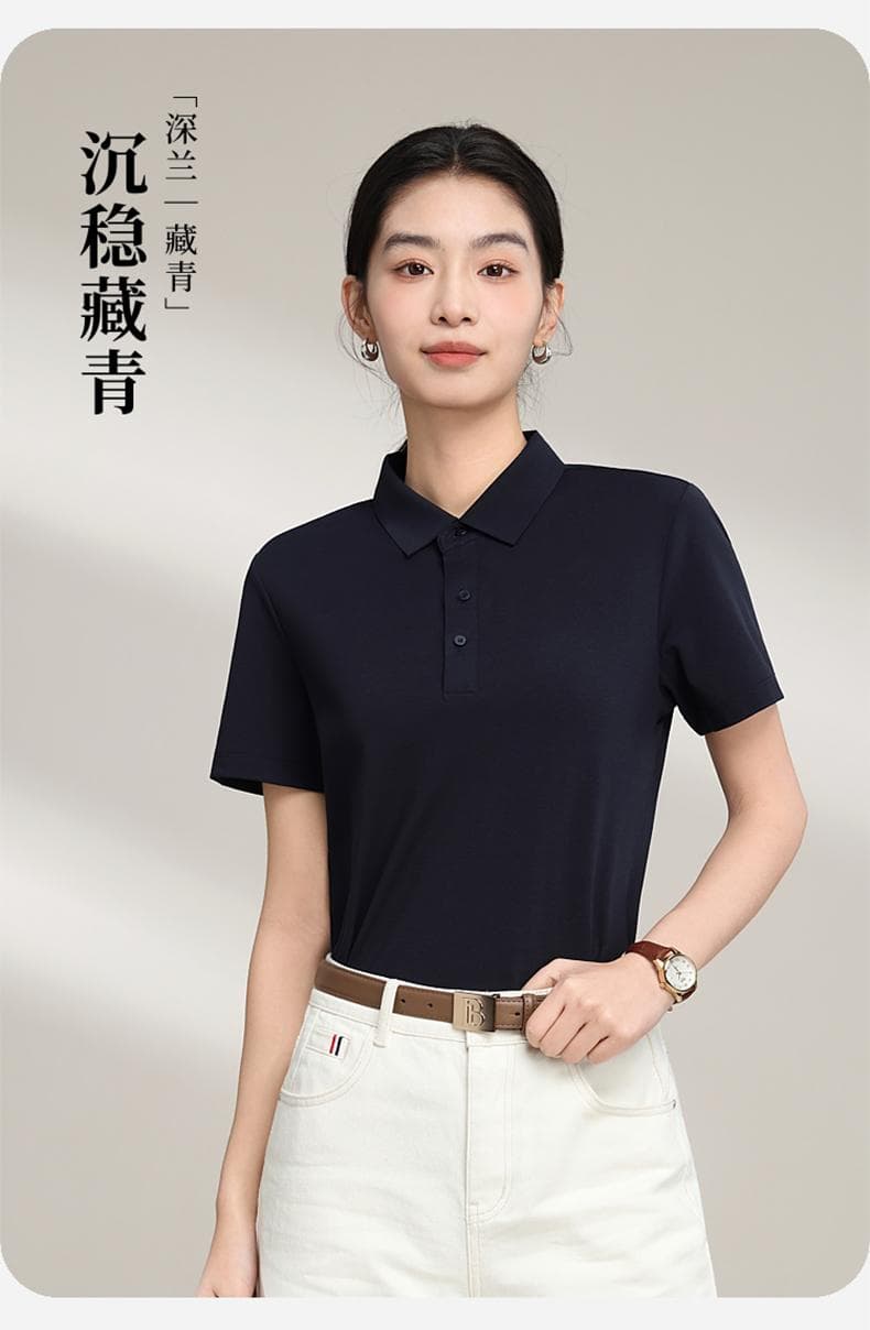 纯色短袖Polo衫 详情图 20