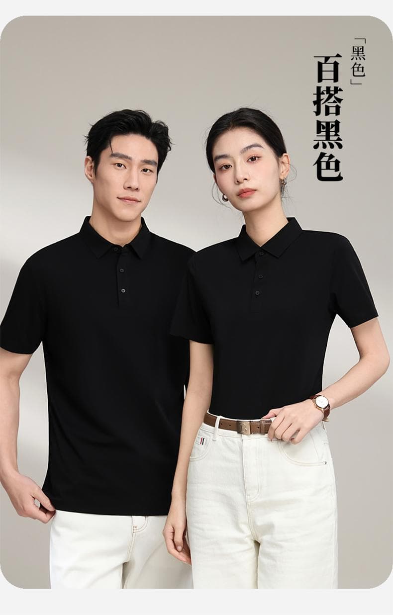 纯色短袖Polo衫 详情图 21