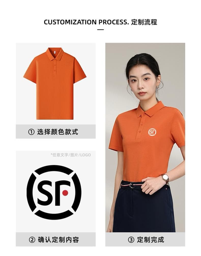 纯色短袖Polo衫 详情图 22