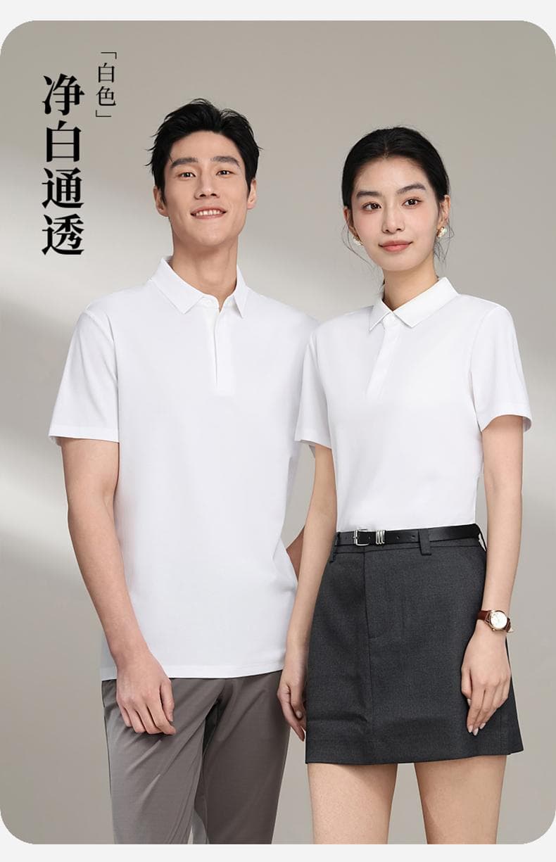 纯色短袖Polo衫 详情图 17