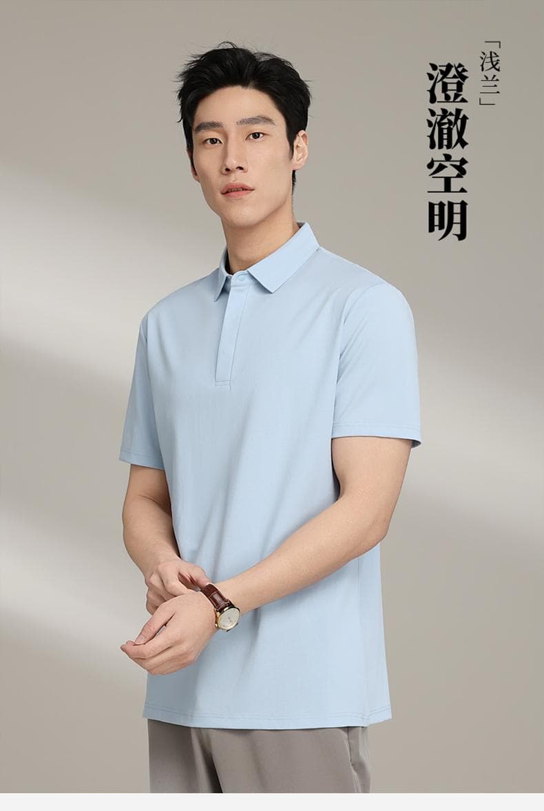 纯色短袖Polo衫 详情图 19