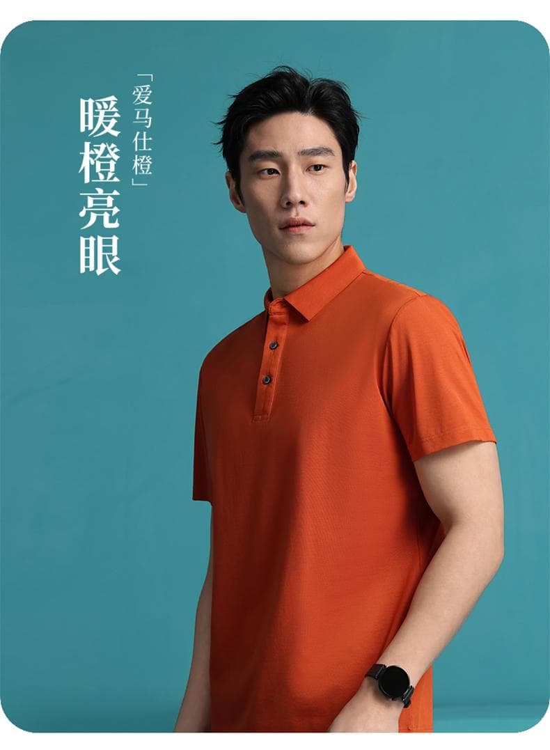 多色纯棉翻领Polo衫 详情图 24
