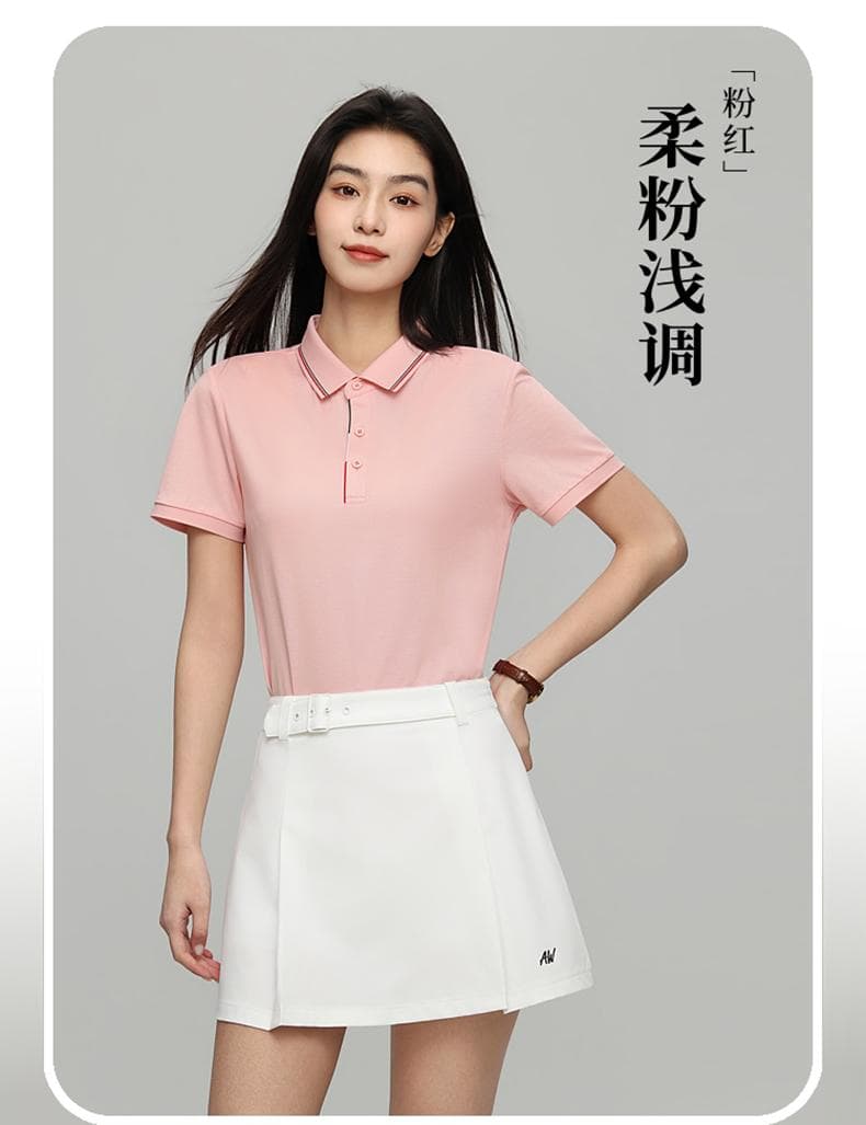 多色条纹领Polo衫 详情图 24