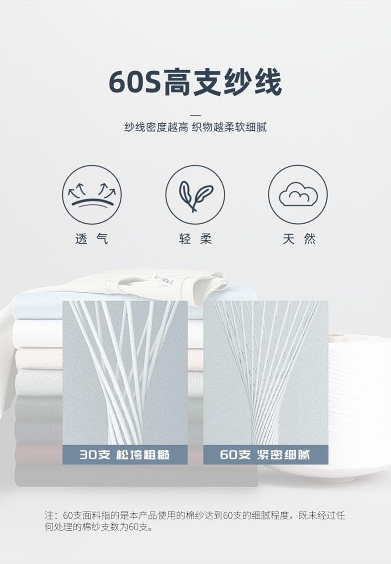 纯色圆领短袖T恤 详情图 6
