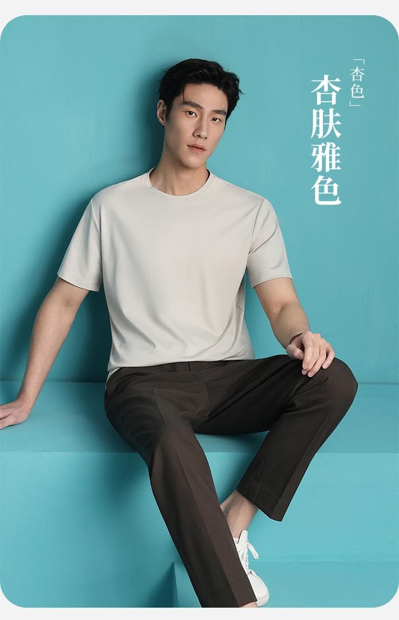 纯色圆领短袖T恤 详情图 17