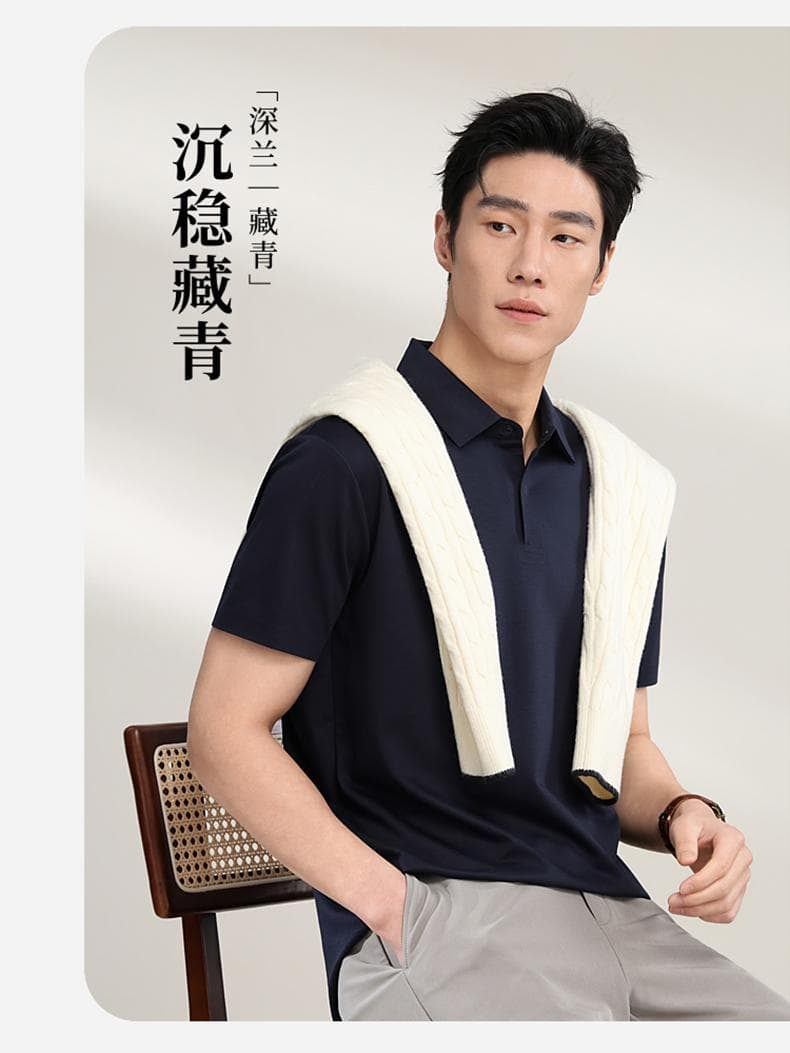 男士短袖Polo衫 详情图 22